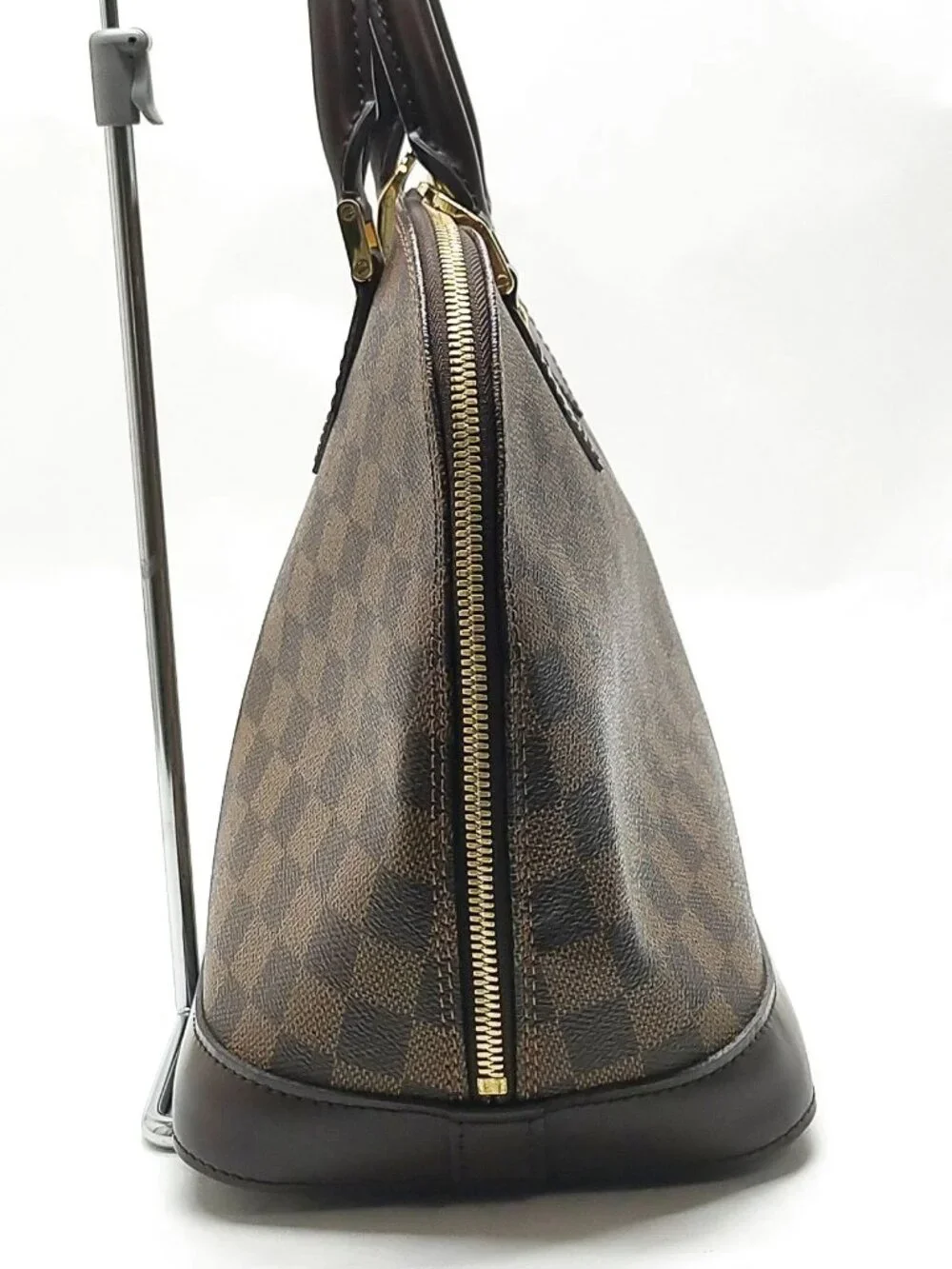 Authentic Louis Vuitton Alma Damier Ebene Handbag